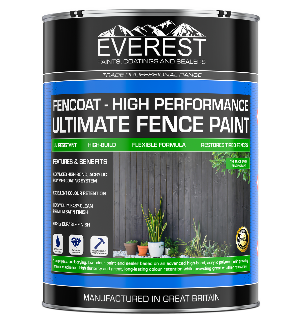 Everest Paints - FENCOAT - Ultieme Hekverf - Hoge Prestaties