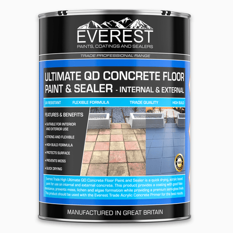 Everest - Ultimate QD Concrete Floor Paint and Sealer - Anti - Slip - Everest Paints