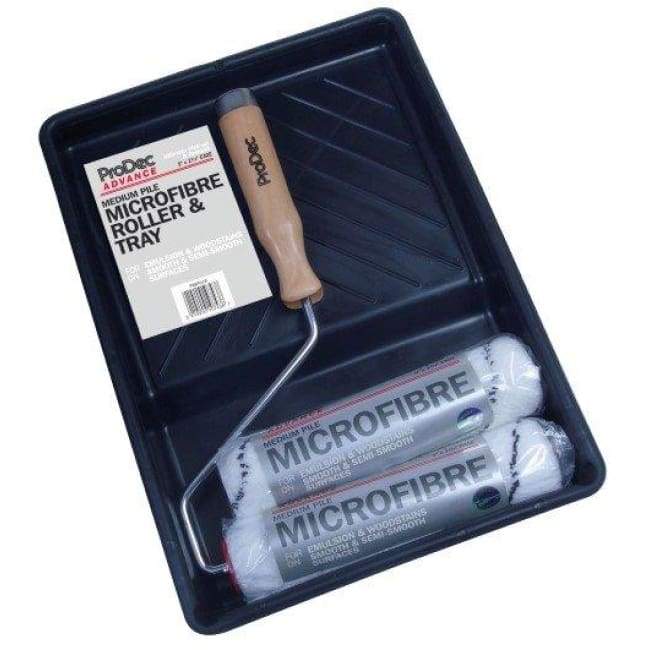 ProDec Advance - 9" Twin Head Microfibre Roller & Tray Set - Medium Pile - PremiumPaints